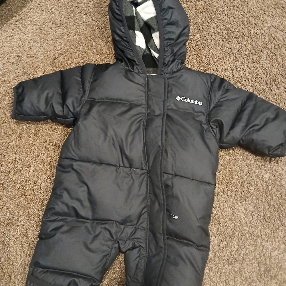 Columbia Charcoal Infant Snowsuit